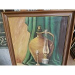 Картина масло на платно от Испания, хубава дъбова рамка - 3598